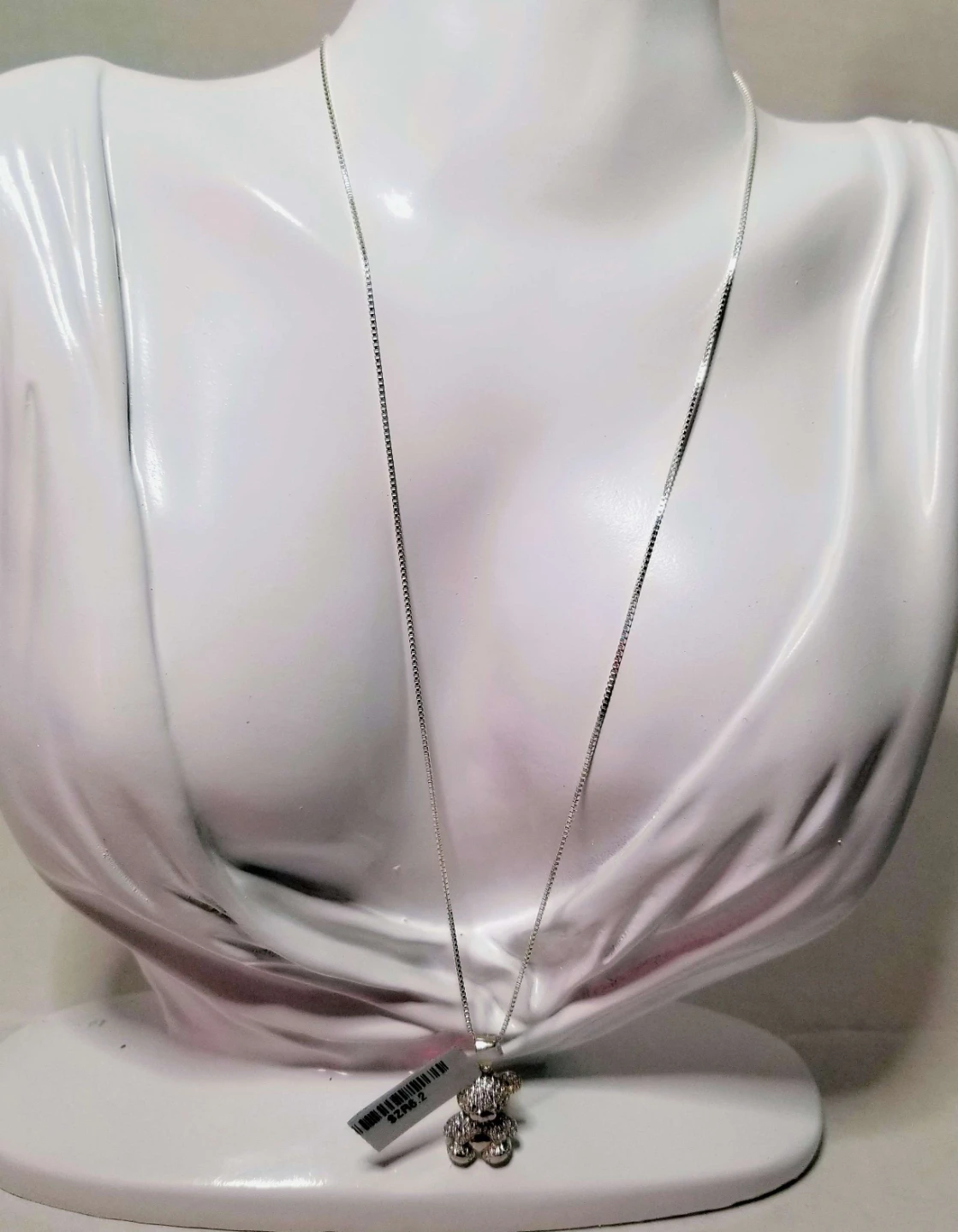 925 Silver Teddy Bear Necklace - photo 2