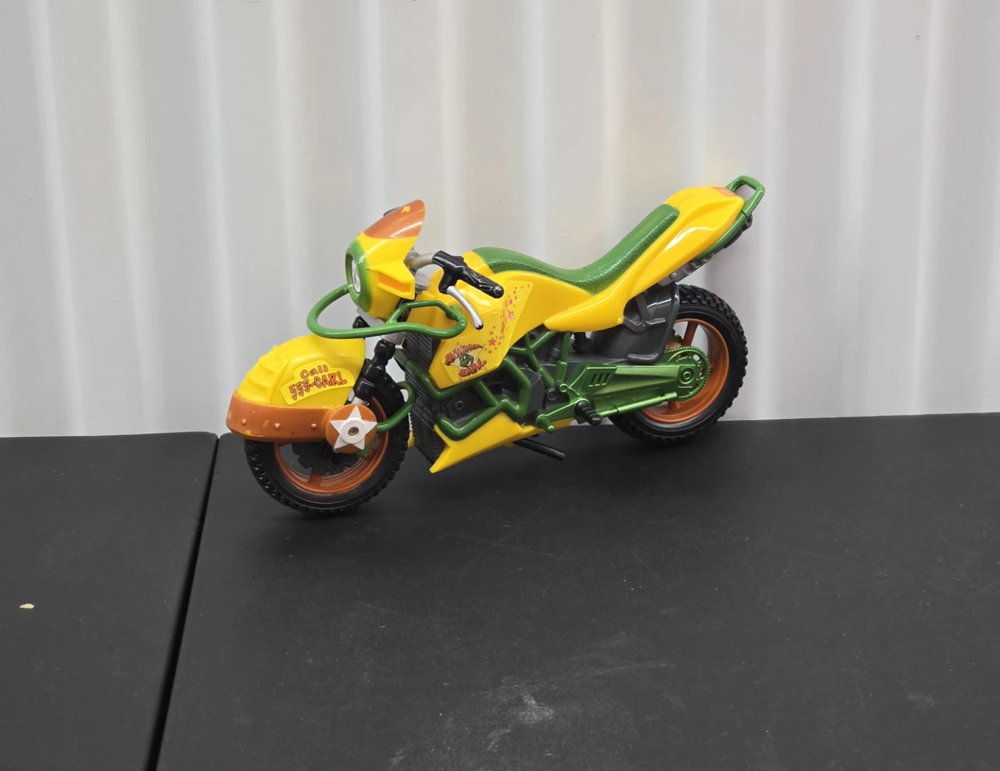 Teenage Mutant Ninja Turtles 1989 Party Wagon Motorcycle Toy