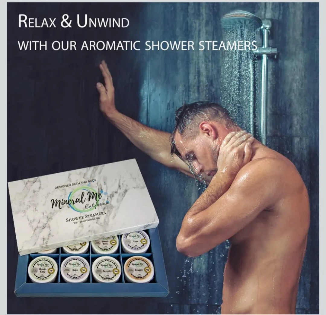 Mineral Me California Shower Steamers - Luxury Aromatherapy Set