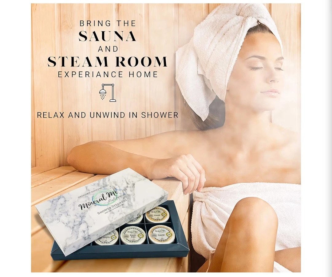 Mineral Me California Shower Steamers - Luxury Aromatherapy Set - photo 2