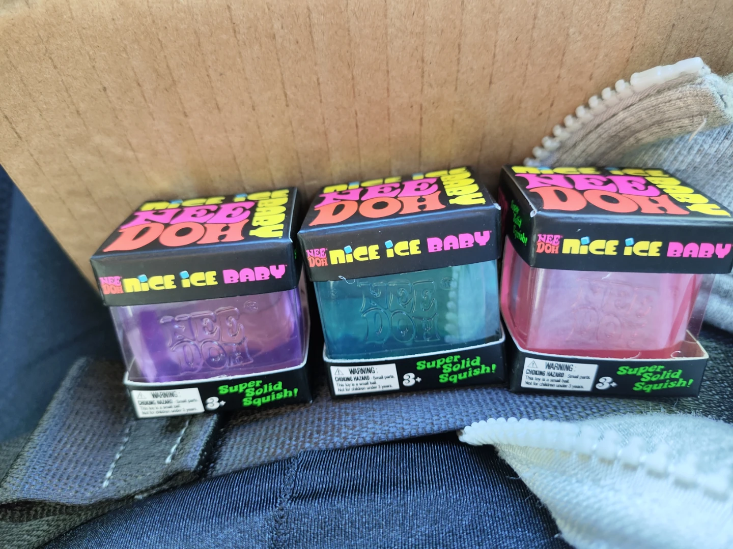 Nee Doh Nice Ice Baby Super Solid Squish Set