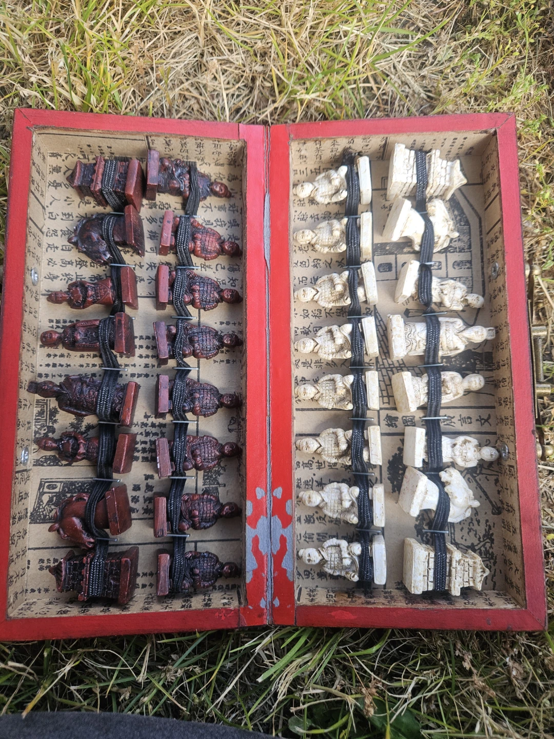 Vintage Chinese Chess Game Set Board Gift - photo 2