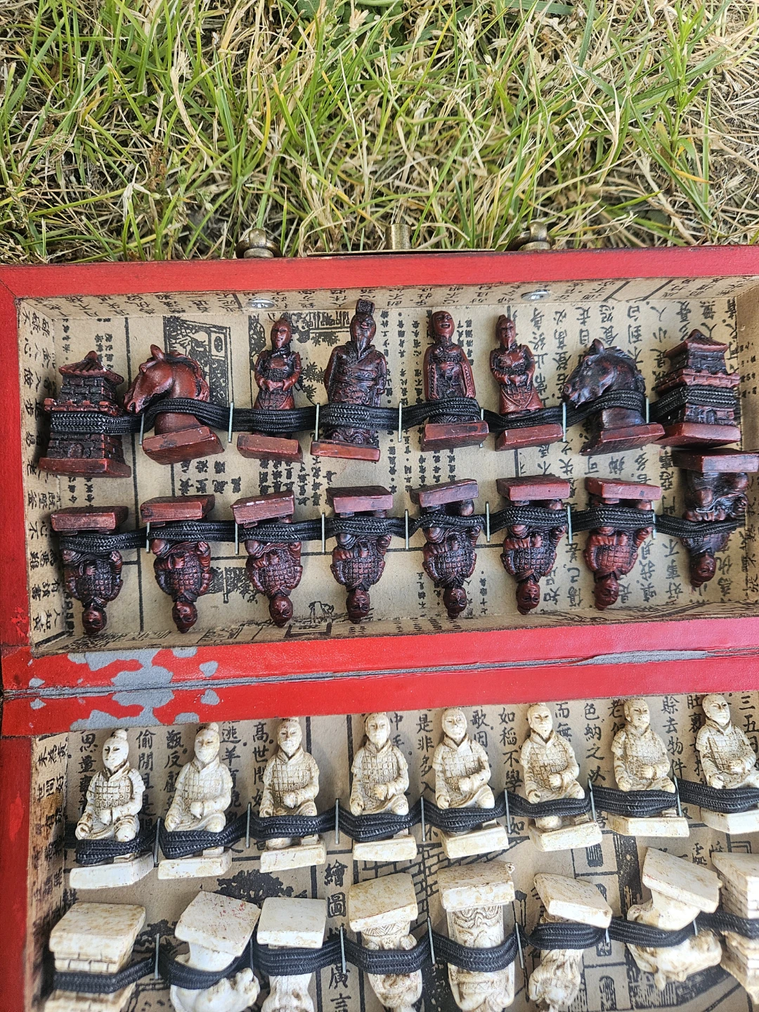 Vintage Chinese Chess Game Set Board Gift - photo 4