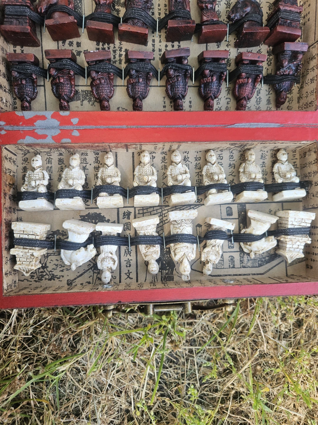 Vintage Chinese Chess Game Set Board Gift - photo 5