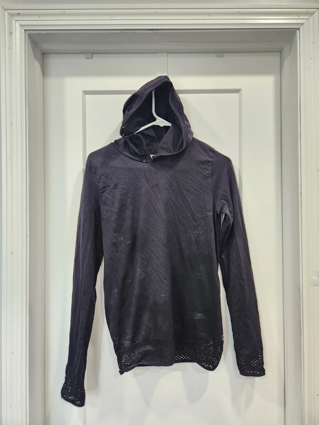 Fabletics Black Mesh Hoodie ⚽