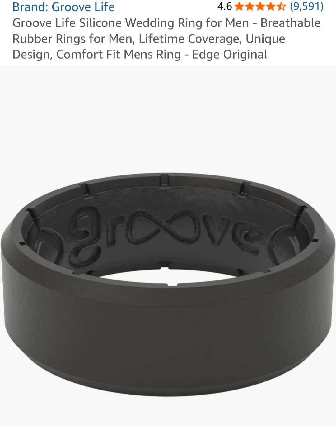 Groove Life Silicone Wedding Ring - Size 11