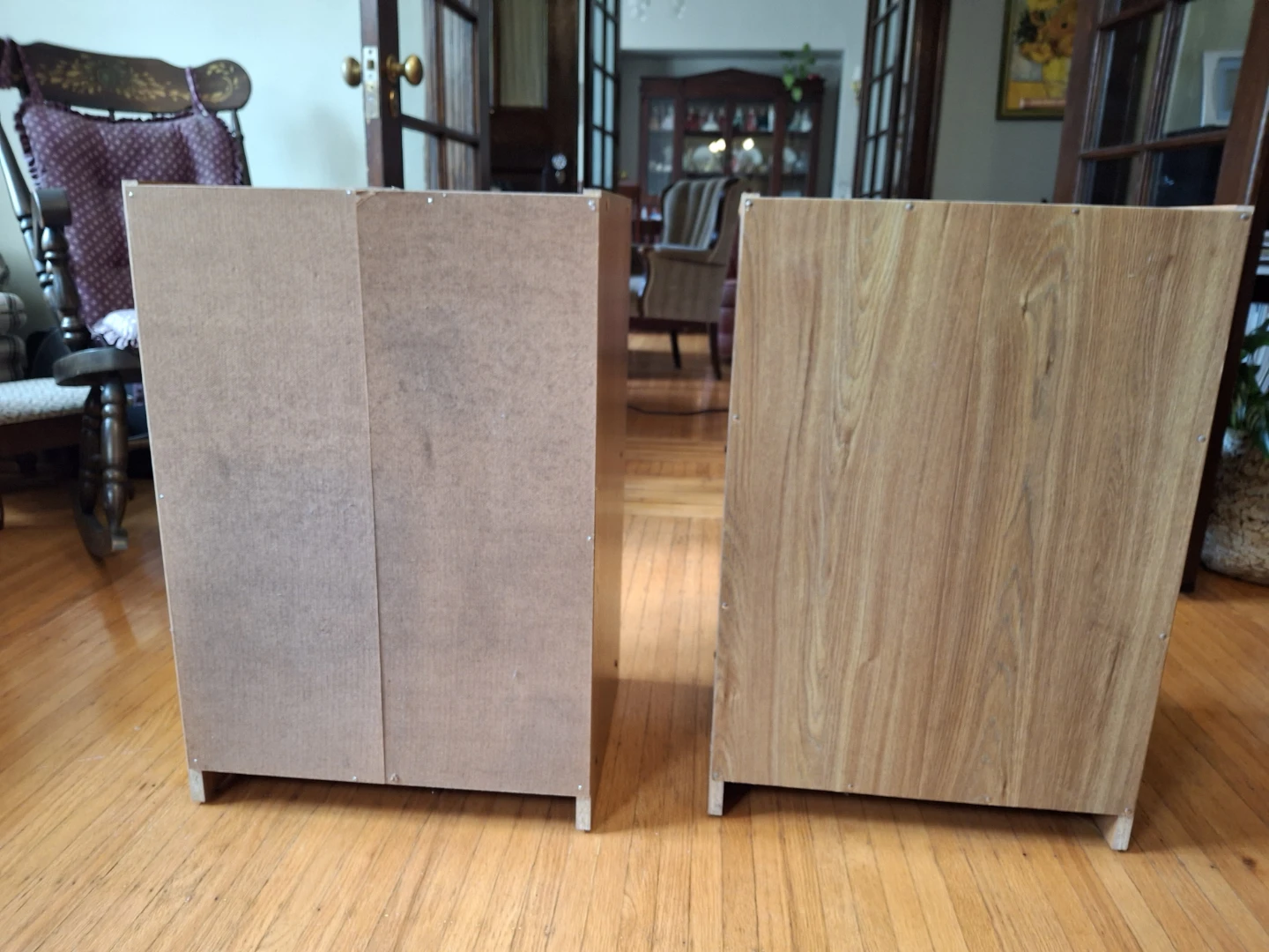 2pc Wood Look Filing Cabinets/Storage Units - photo 2