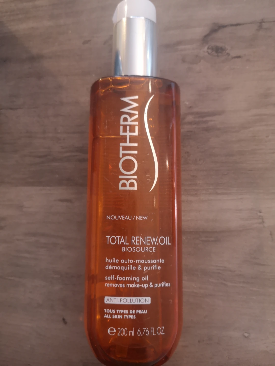 Biotherm Total Renew Oil Self-Foaming Cleanser 200ml