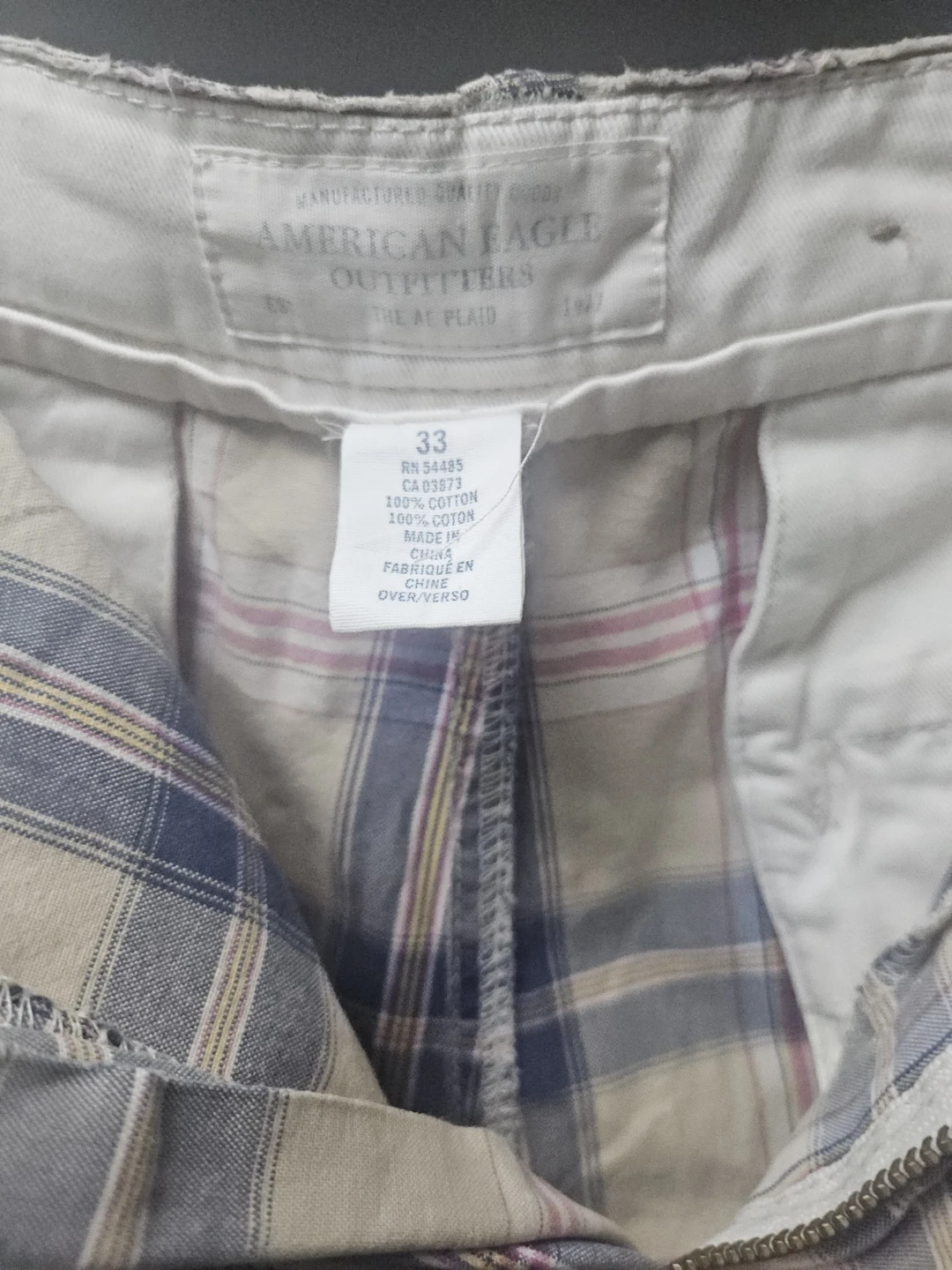 American Eagle Outfitters Plaid Shorts Size 33 - photo 5