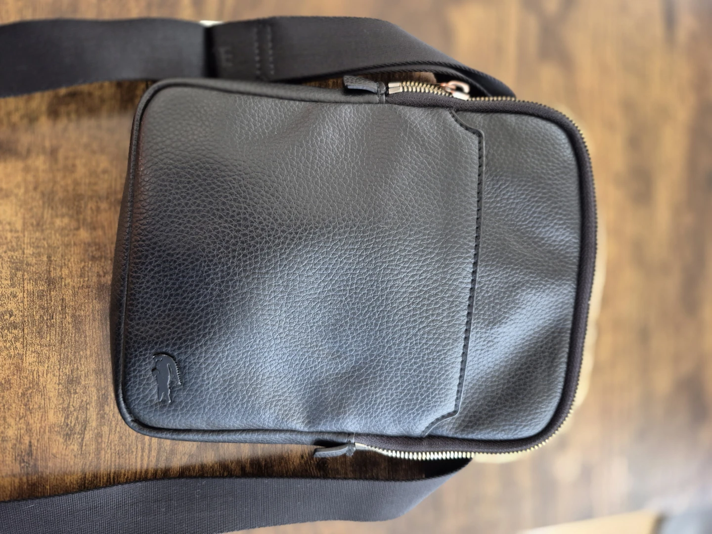 Black Lacoste Crossbody Bag