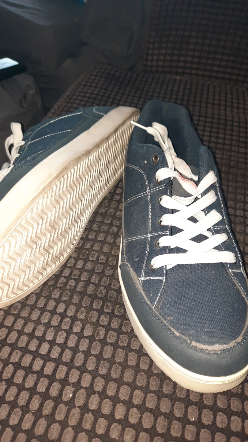 Blue Canvas Sneakers