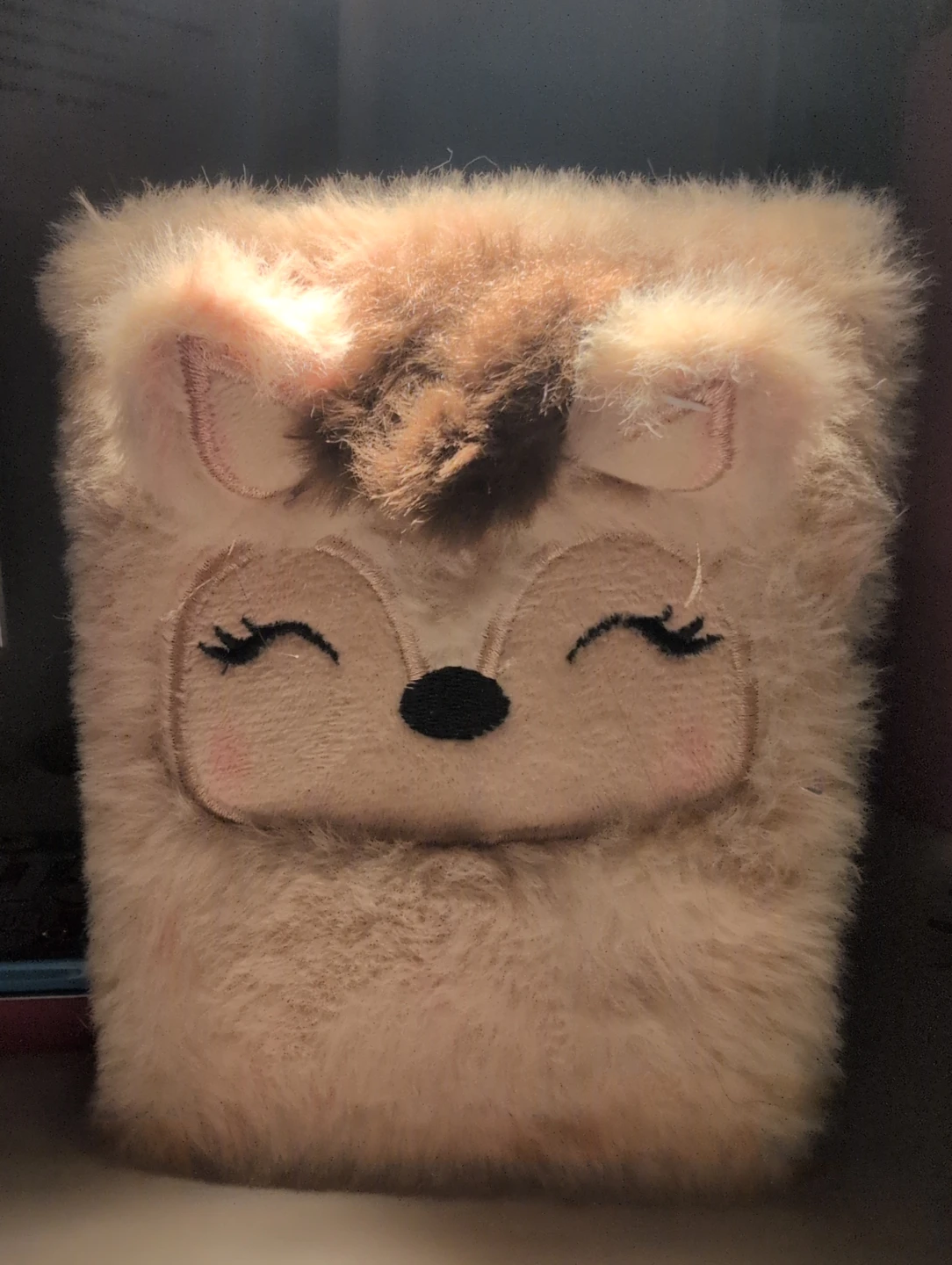 Fuzzy Fawn Plush Journal