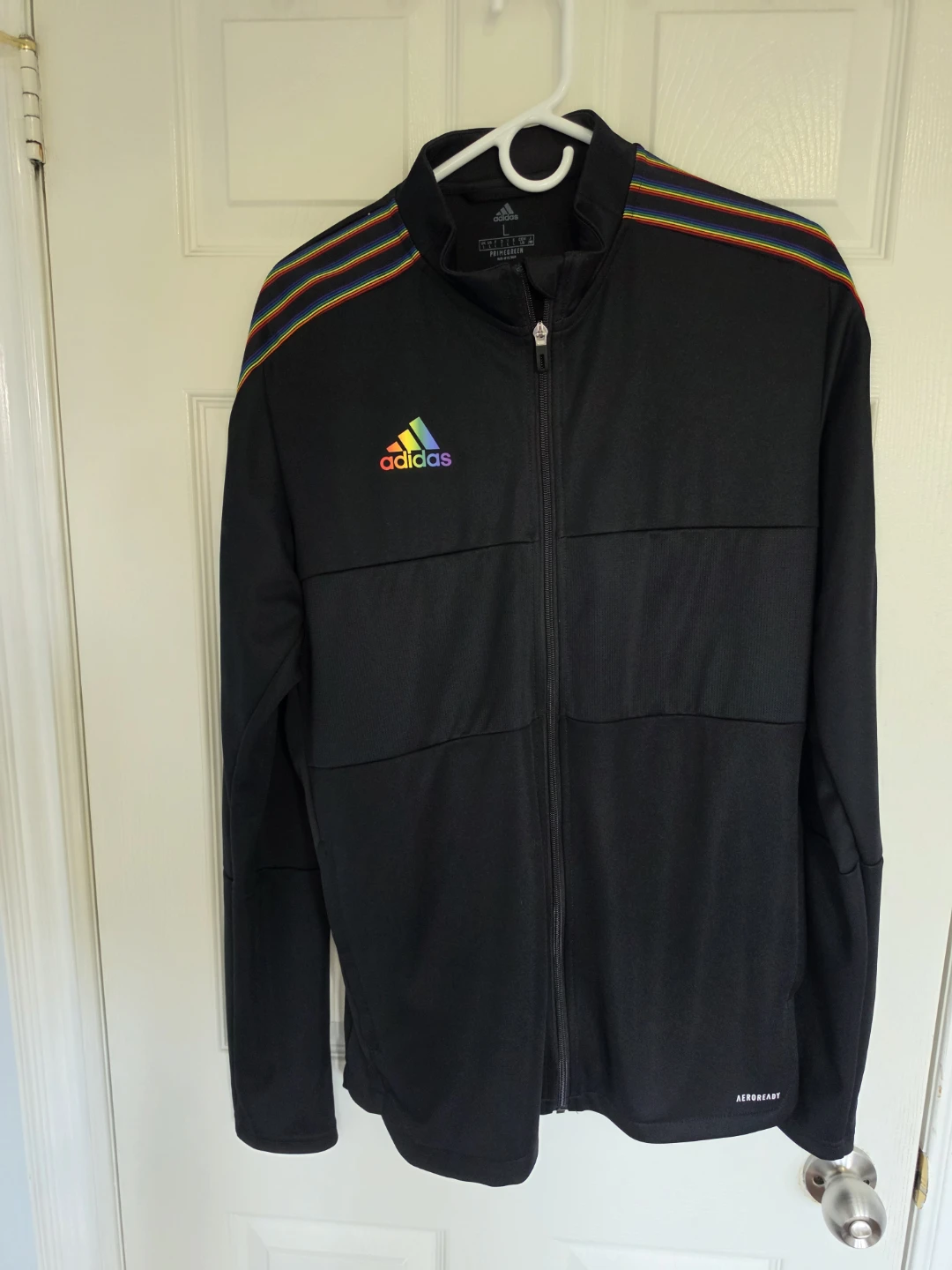 Adidas Pride Track Jacket & Pants Set - Black - Size L