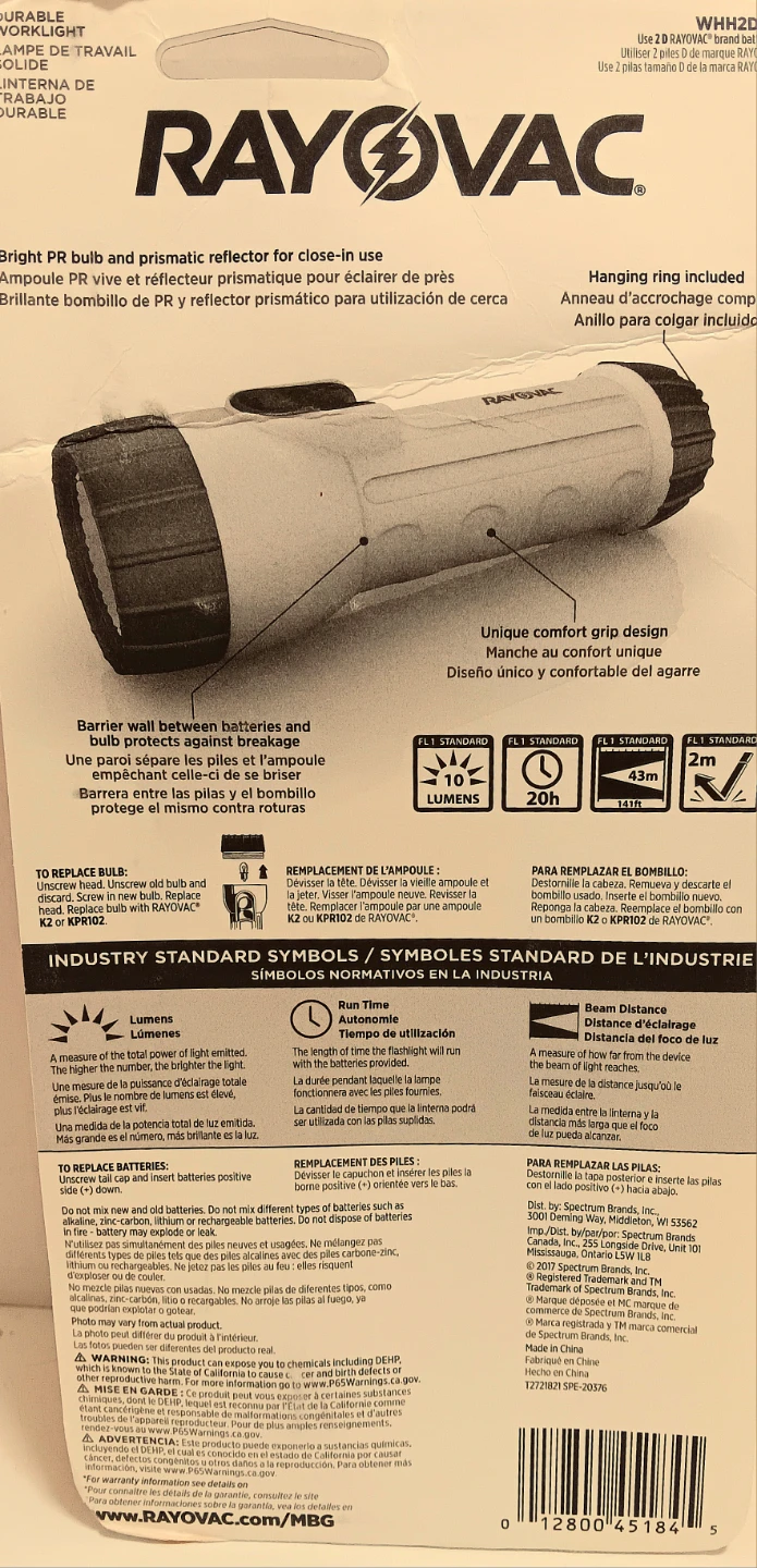 🔦Rayovac Workhorse Flashlight🔦 - photo 2