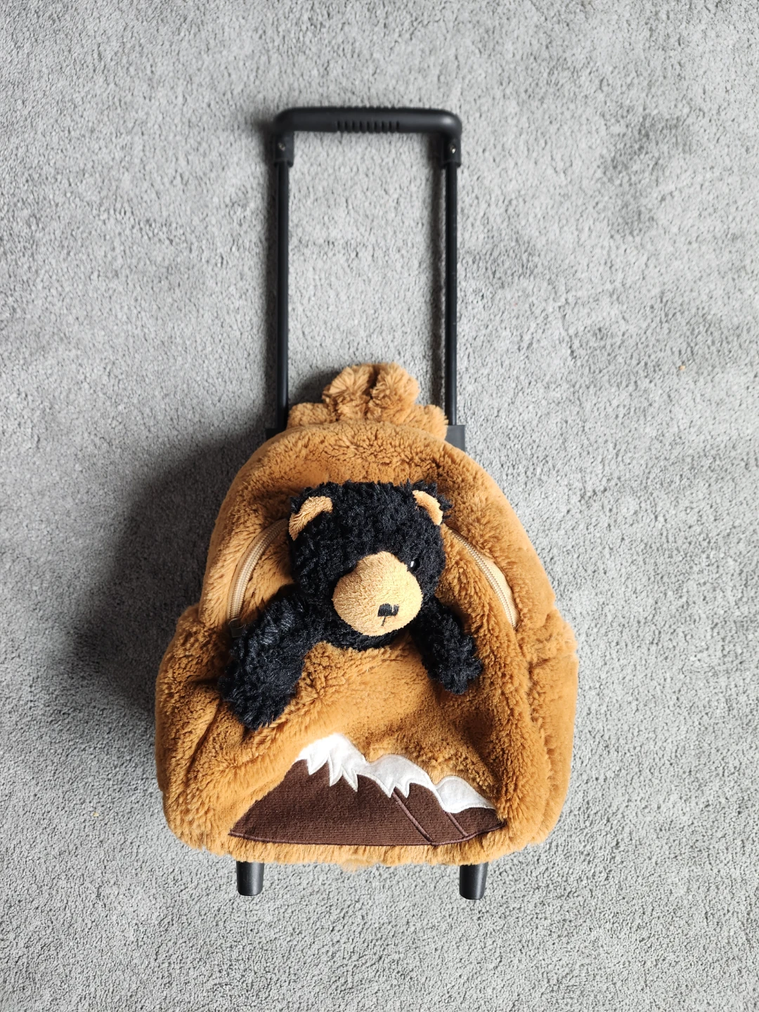 Kids' Plush Rolling Suitcase