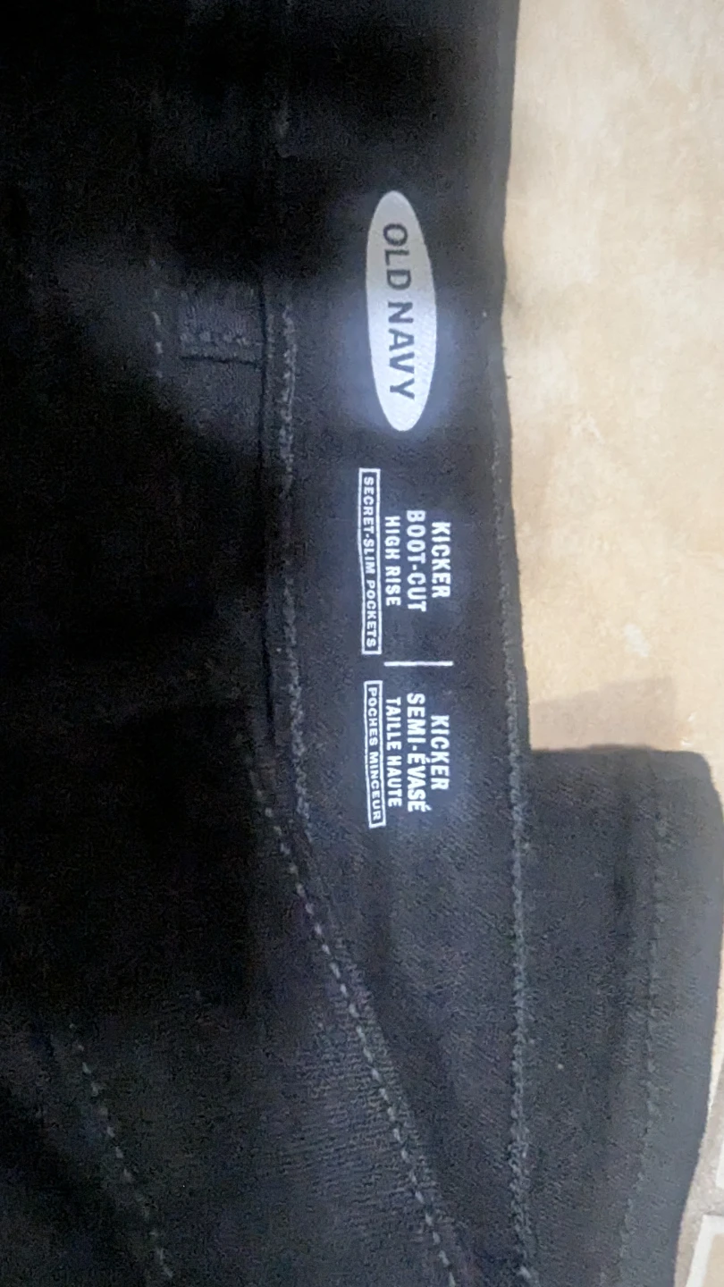 Old Navy Kicker Boot Cut High Rise Jeans - photo 2