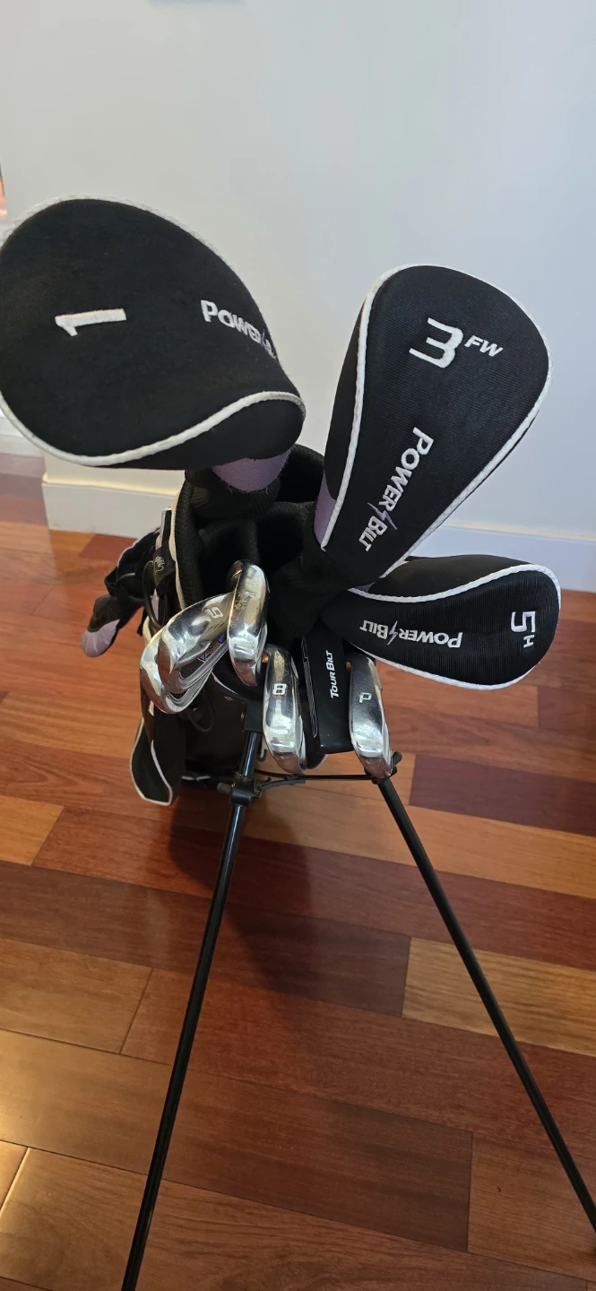 PowerBilt Golf Club Set with Bag