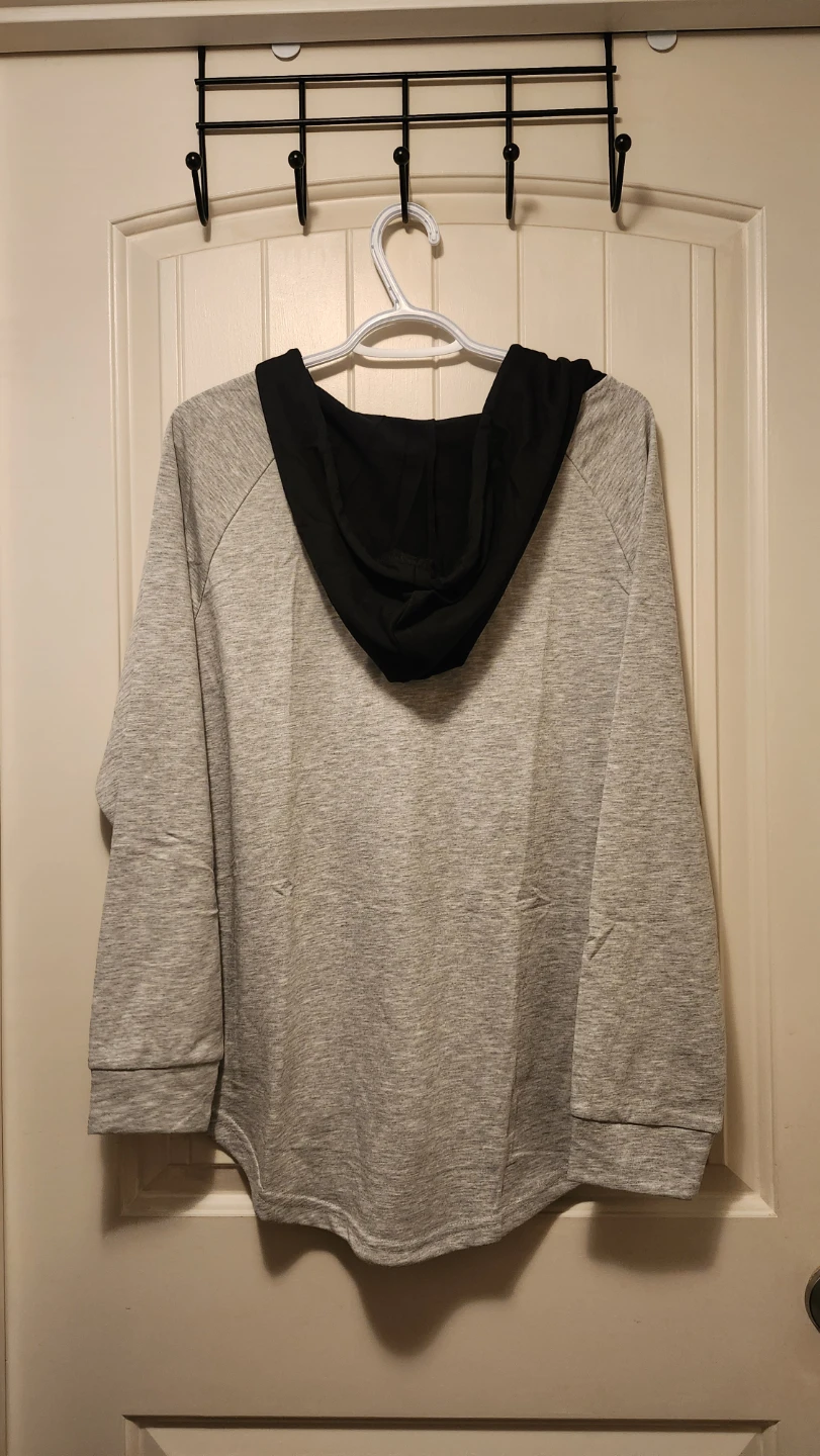 KISSMODA Women's Grey Hoodie - photo 4