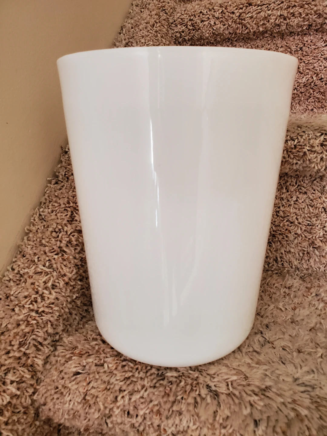 White Plastic Waste Bin