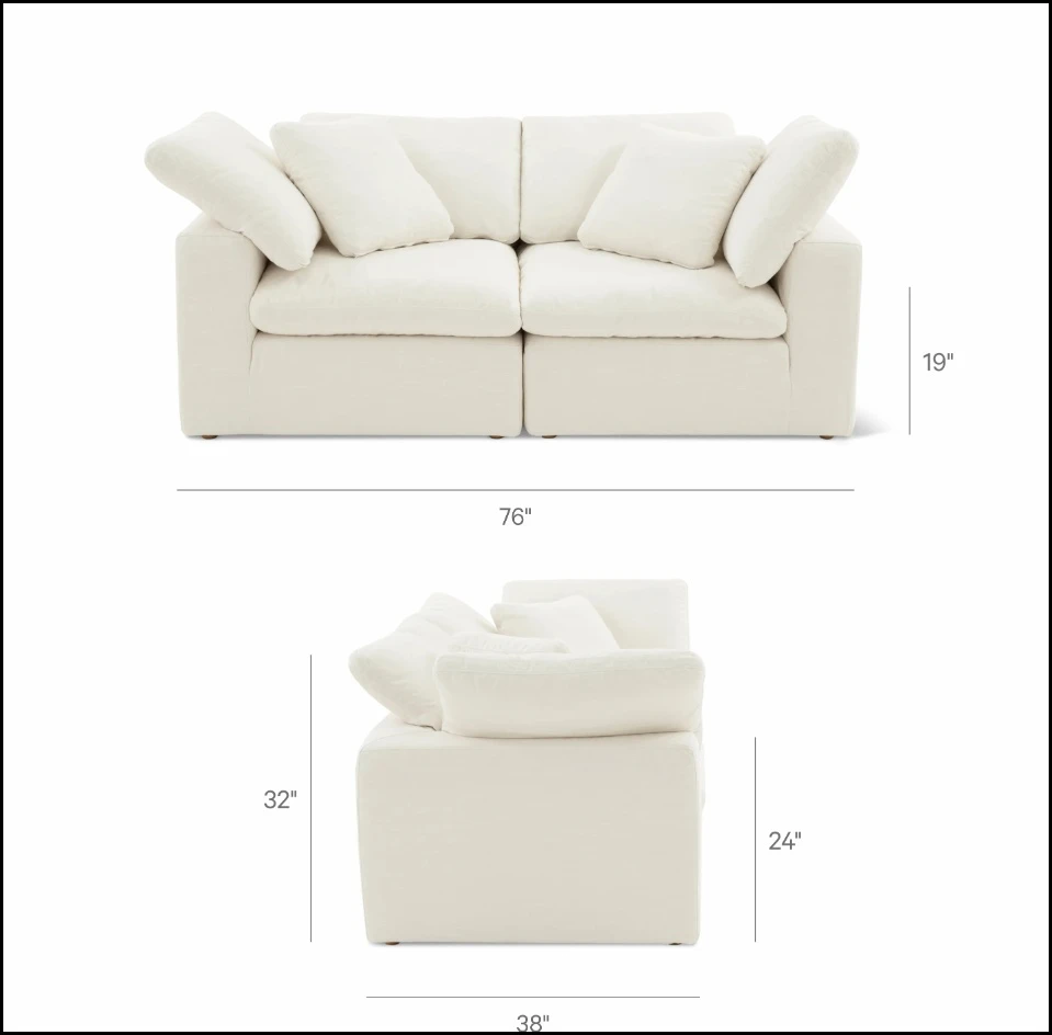 Sundays movie night 2 piece couch - photo 3