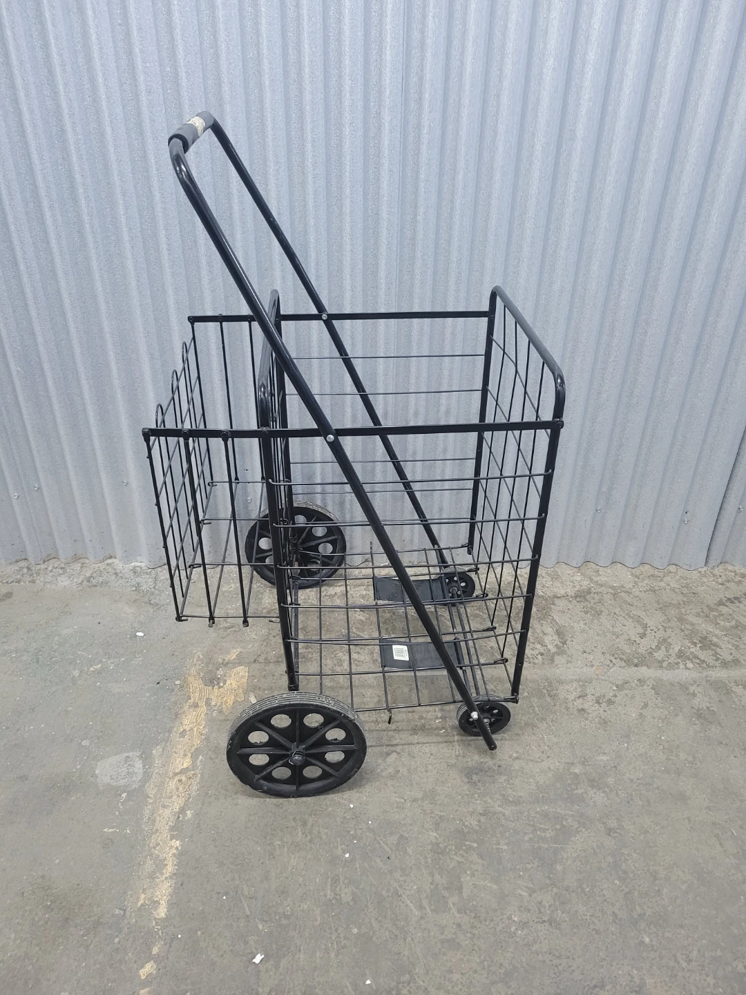 Big Folding Shopping Cart with Extra basket