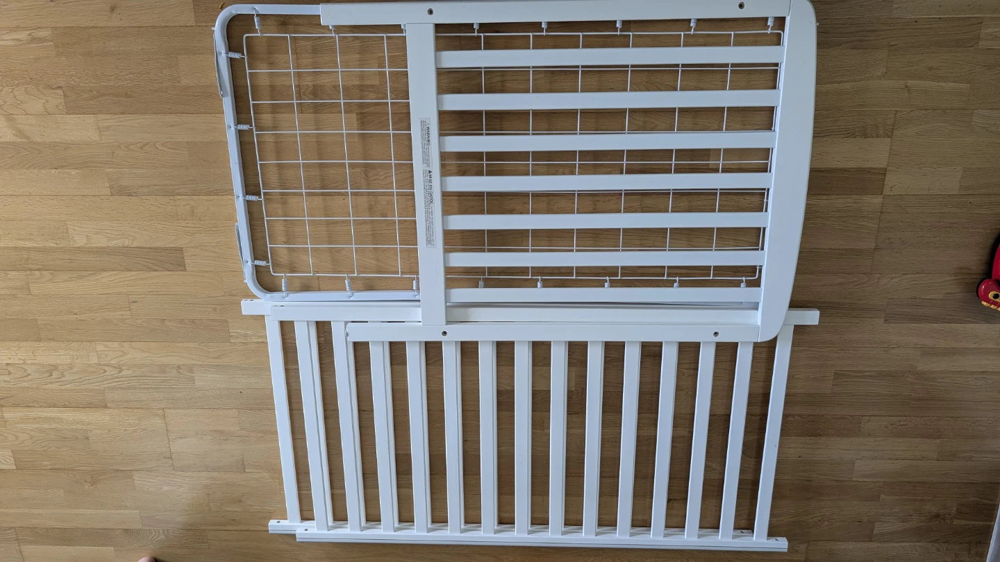 White Crib and Changing Table Combo - photo 4