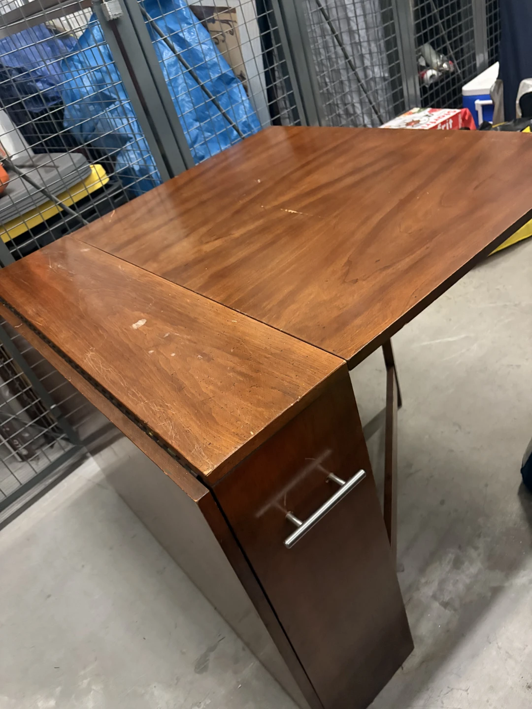 Foldable Wooden Drop-Leaf Table - photo 2