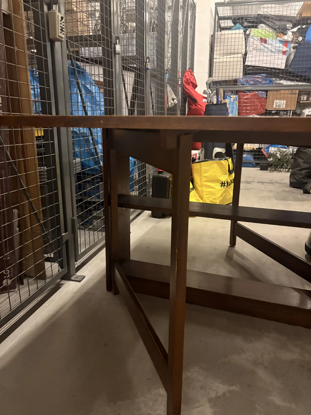 Foldable Wooden Drop-Leaf Table - photo 4