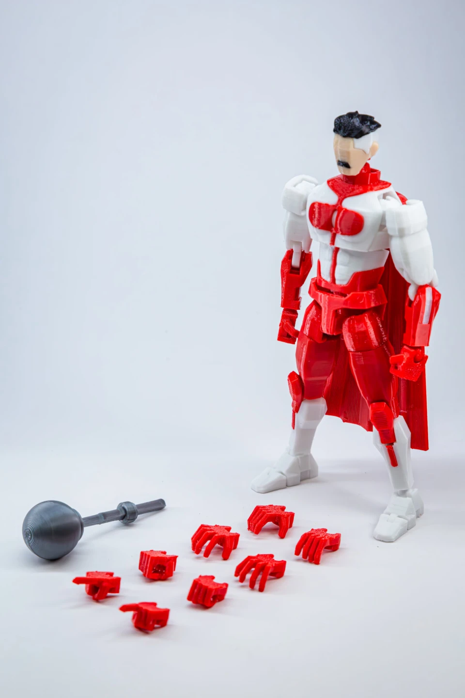 Custom 3D Printed Action Figure - Omni-Man Inspired