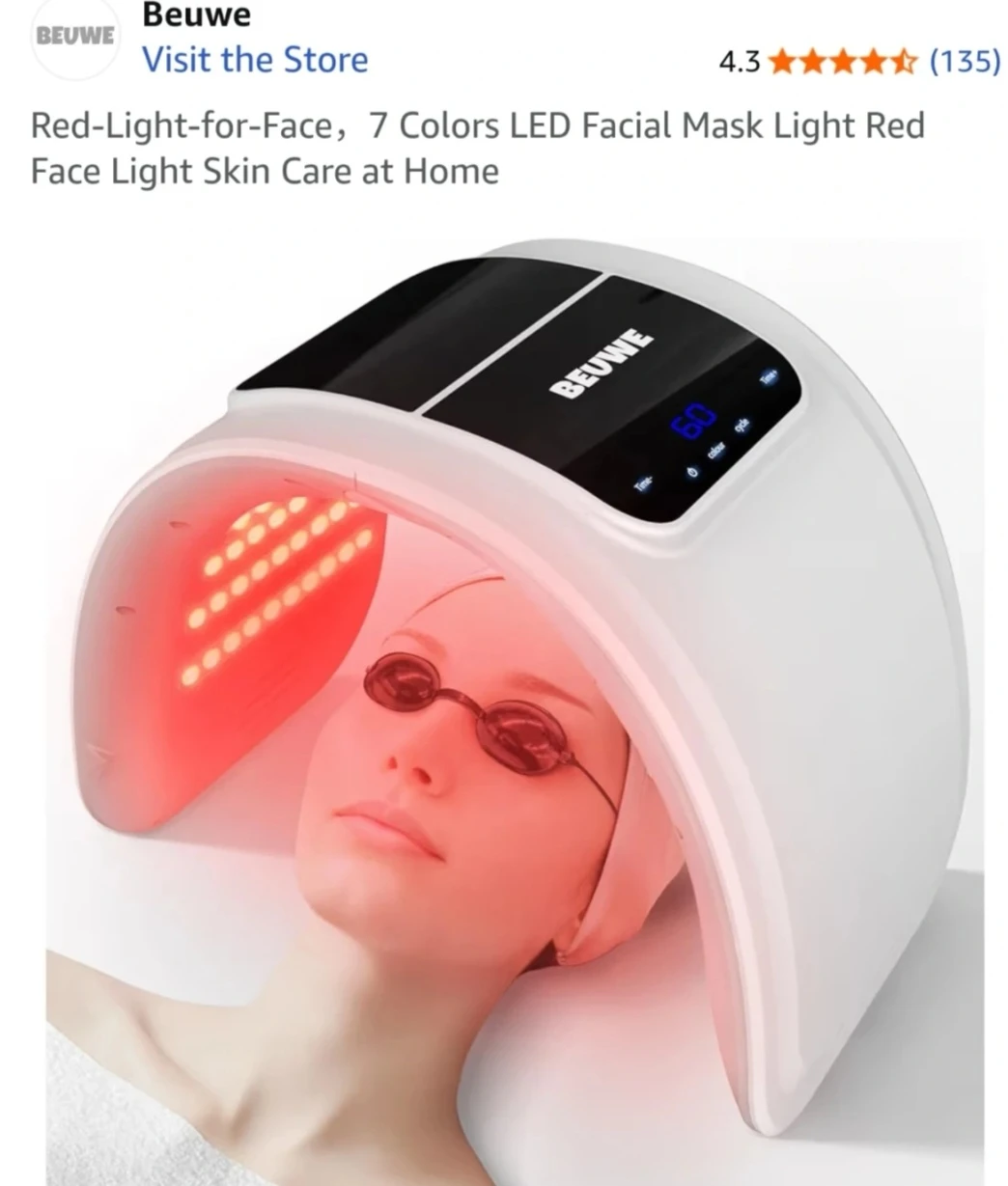 Beuwe 7 colors led facial mask