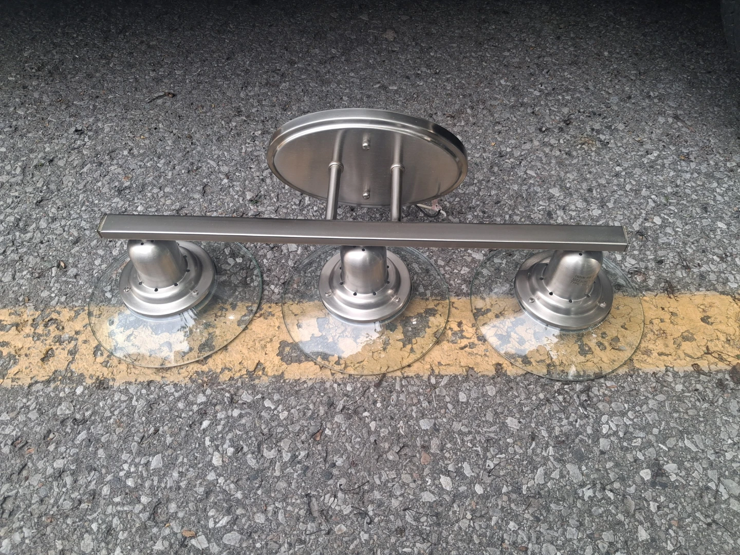 Brushed Nickel 3-Light Vanity Fixture