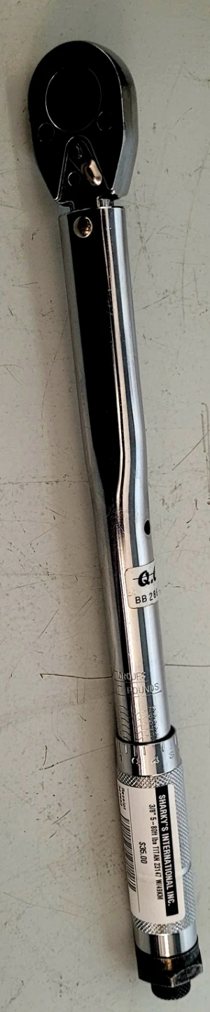 3/8" 5 - 80ft/lbs Titan Torque Wrench 23147 (32451522) - photo 2