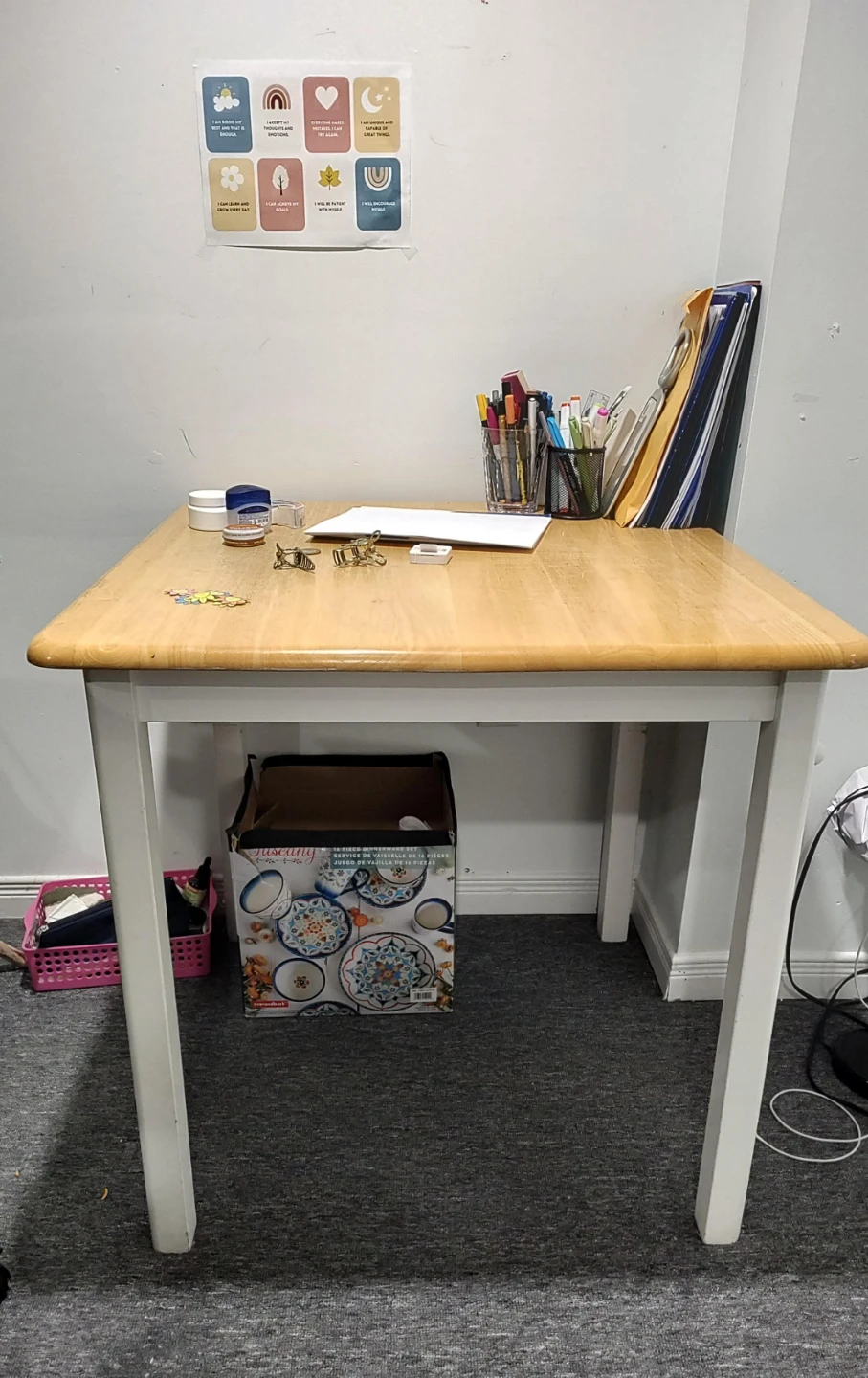 ⚽ Wooden High Table Quick Sale!!