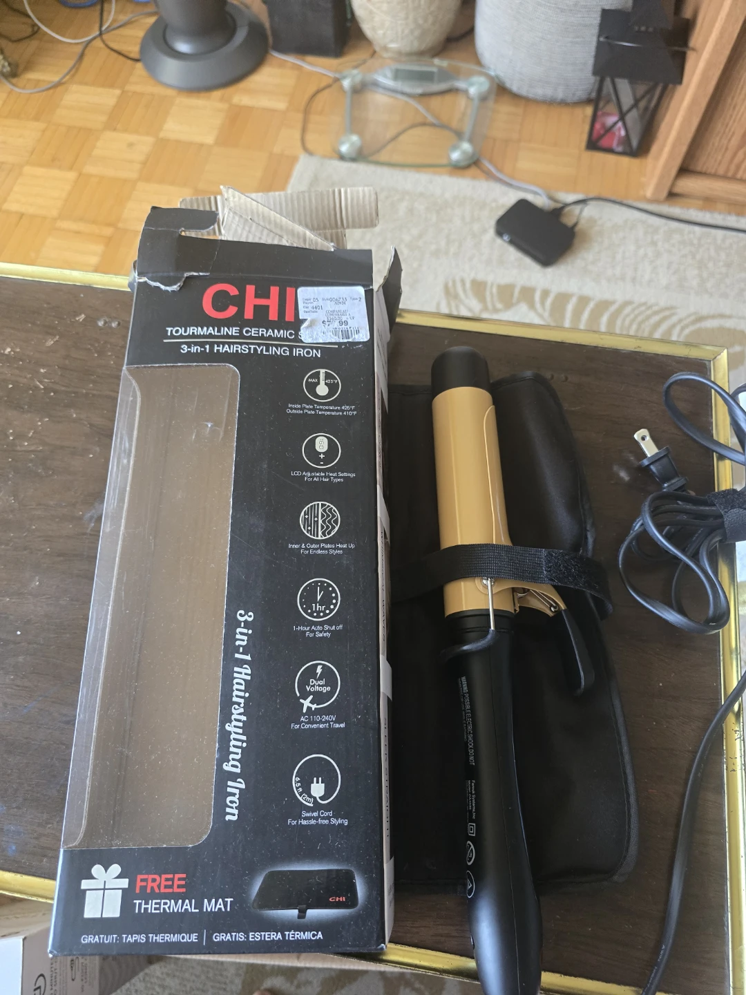 CHI Tourmaline Ceramic 3-in-1 Hairstyling Iron