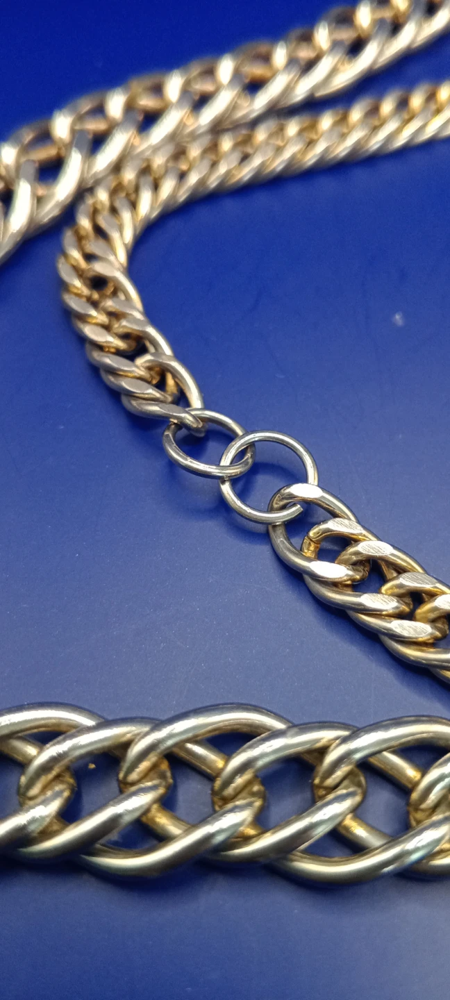 Gold-tone Curb Chain Necklace - photo 3