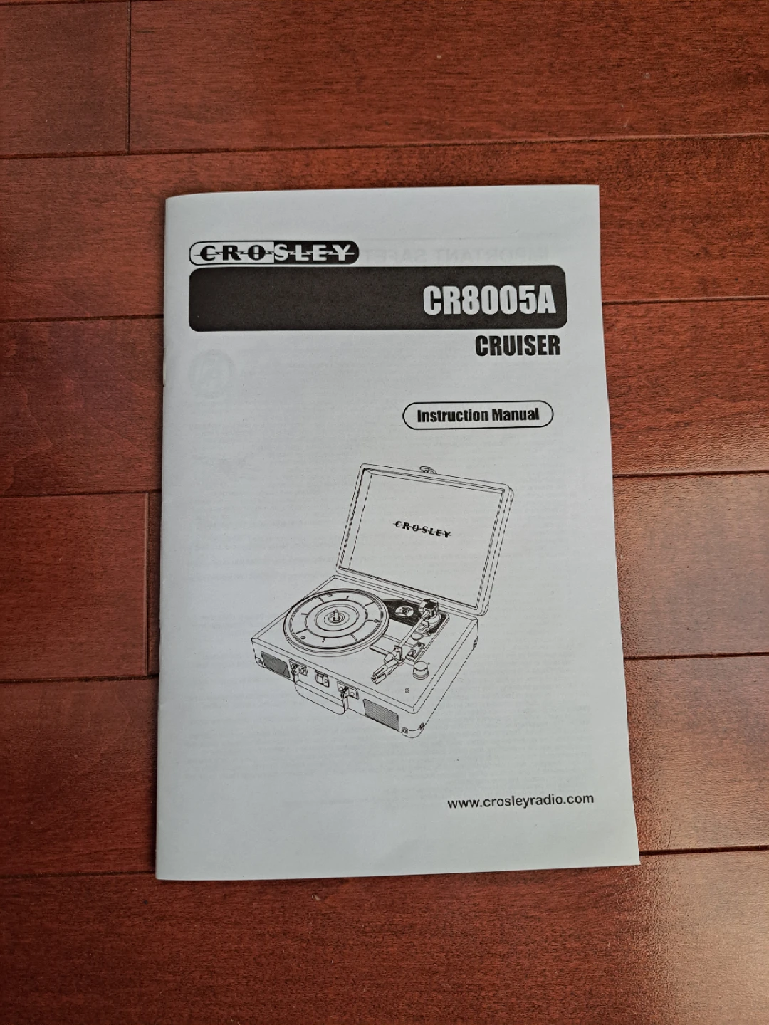 Crosley CR8005A Cruiser Portable Turntable - photo 5