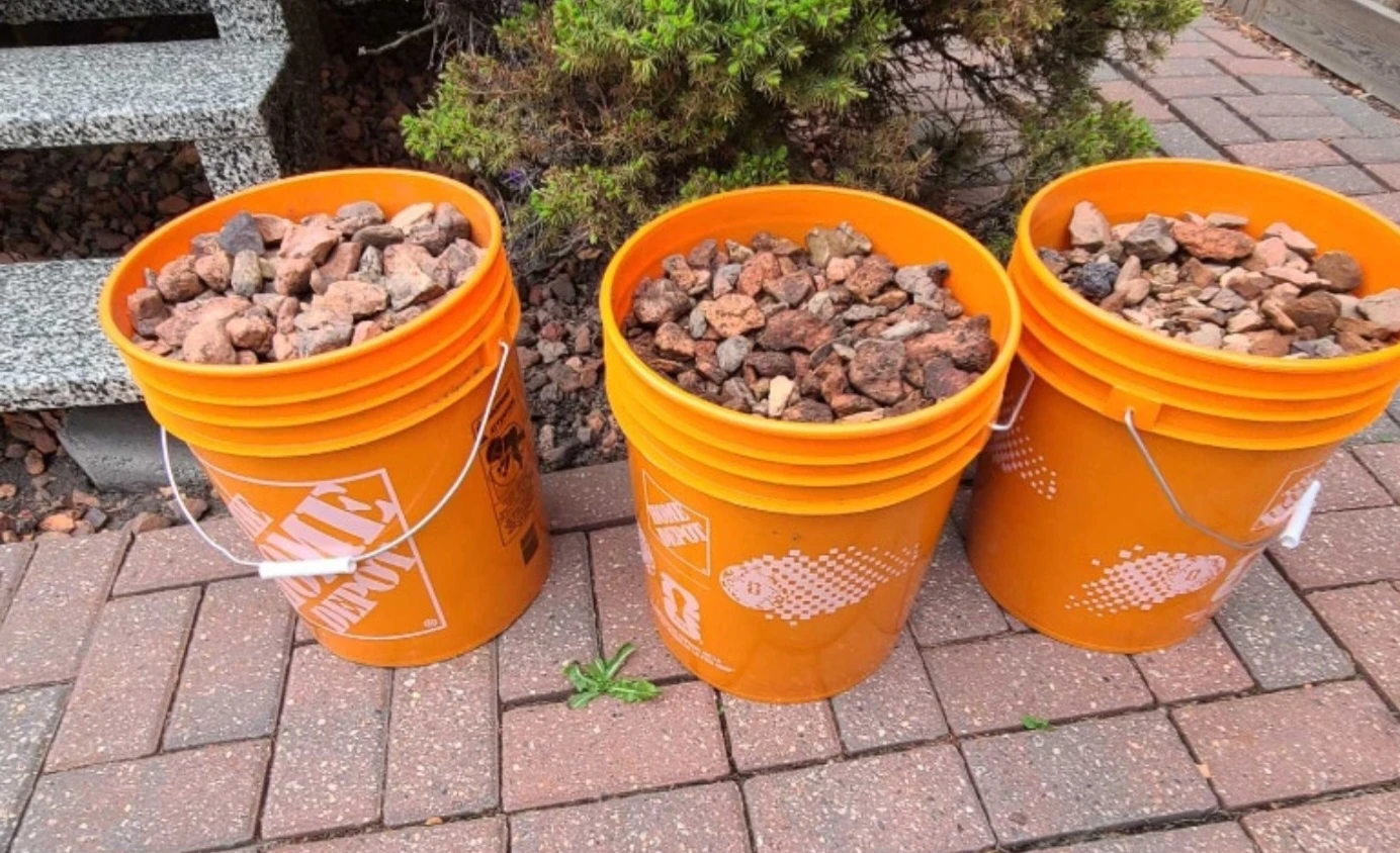 The Home Depot 5-Gallon Buckets with Rocks