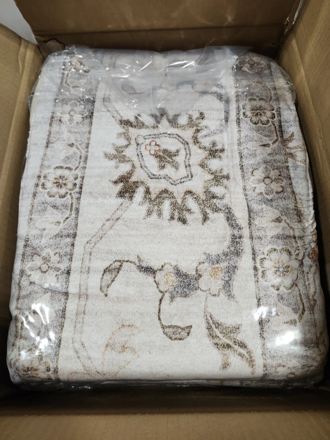 Witshock 9x12 Area Rugs Machine Washable Non-Slip Faux Wool