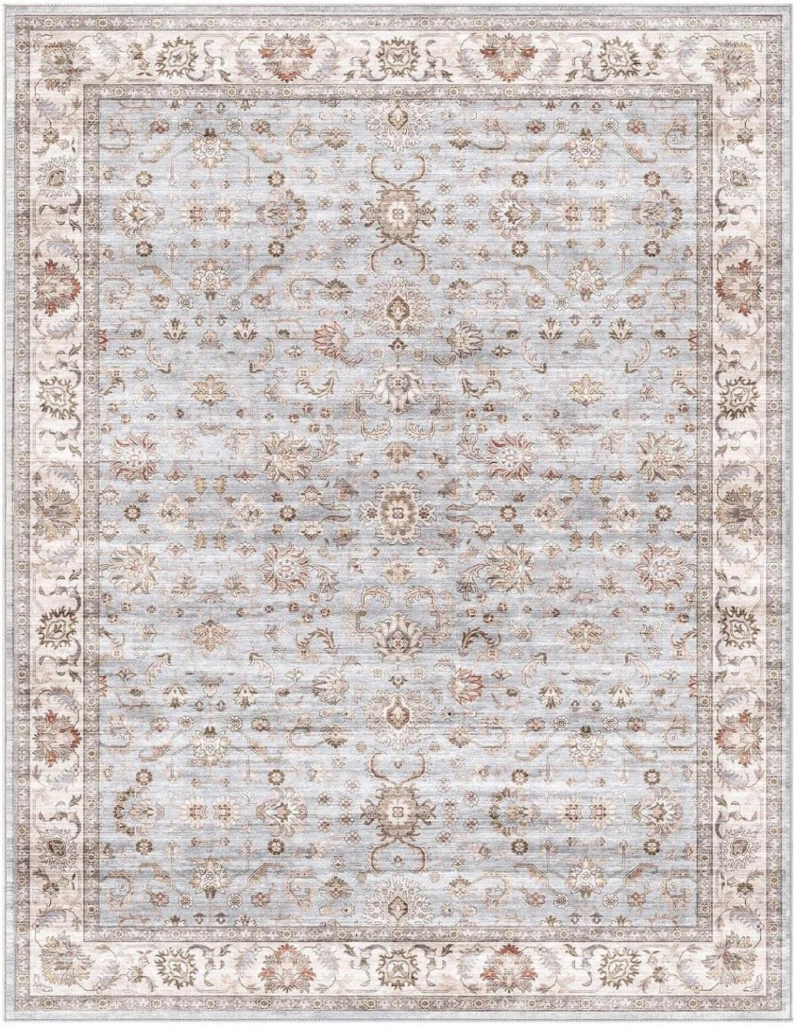 Witshock 9x12 Area Rugs Machine Washable Non-Slip Faux Wool - photo 3