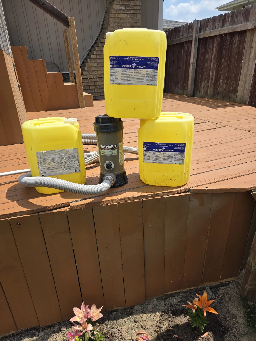 Aqua Crystal Pool Chemicals & Hayward Filter