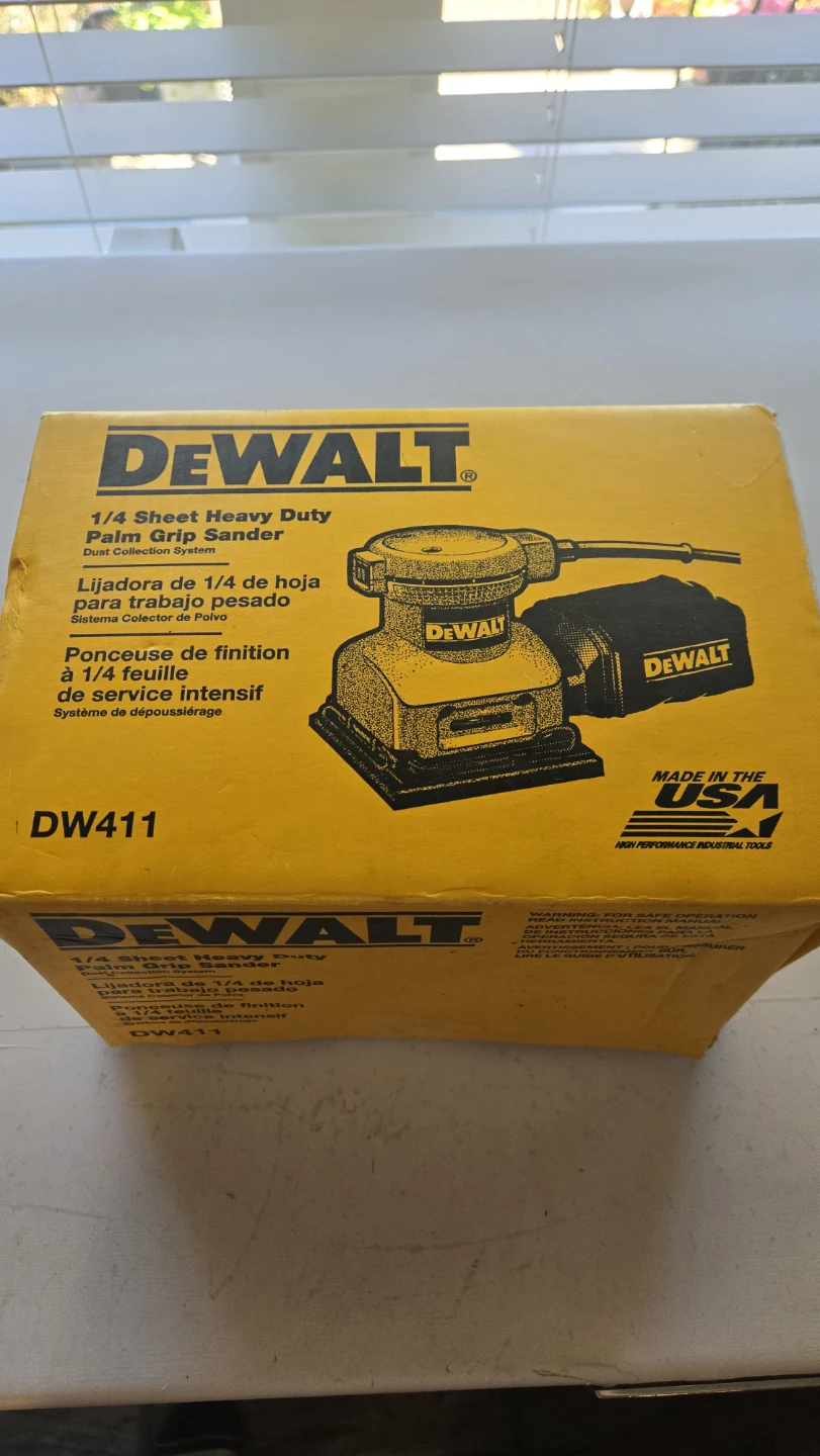 DEWALT DW411 1/4 Sheet Heavy Duty Palm Grip Sander