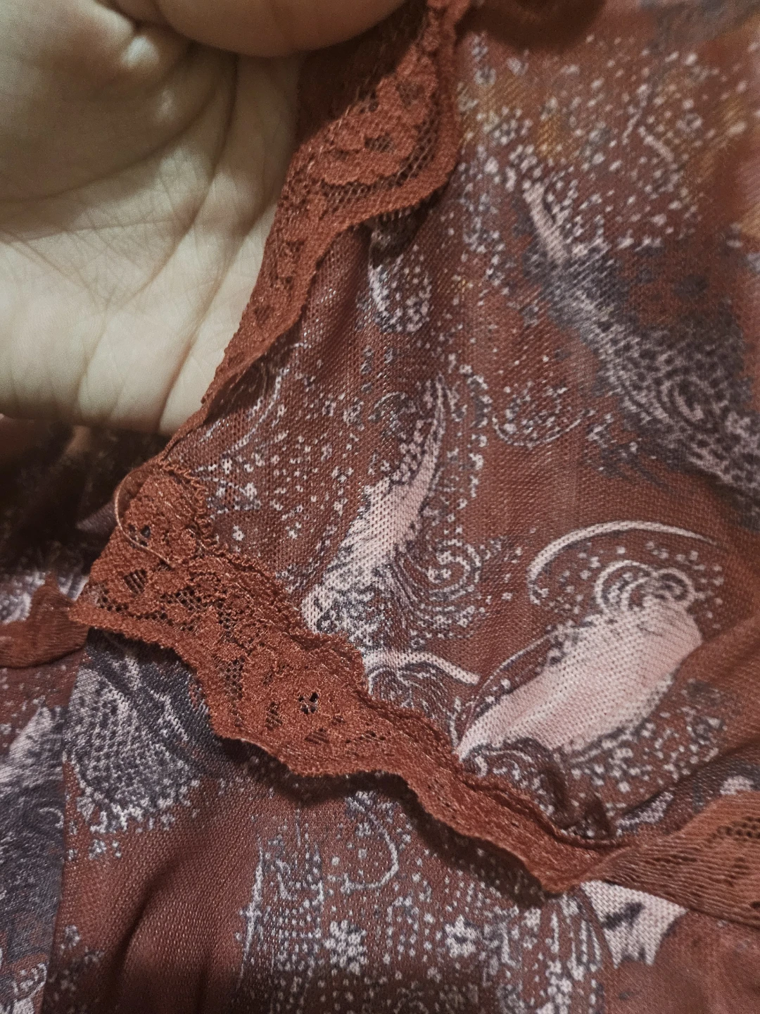 Women's Floral Mesh Camisole Topsize large - photo 2
