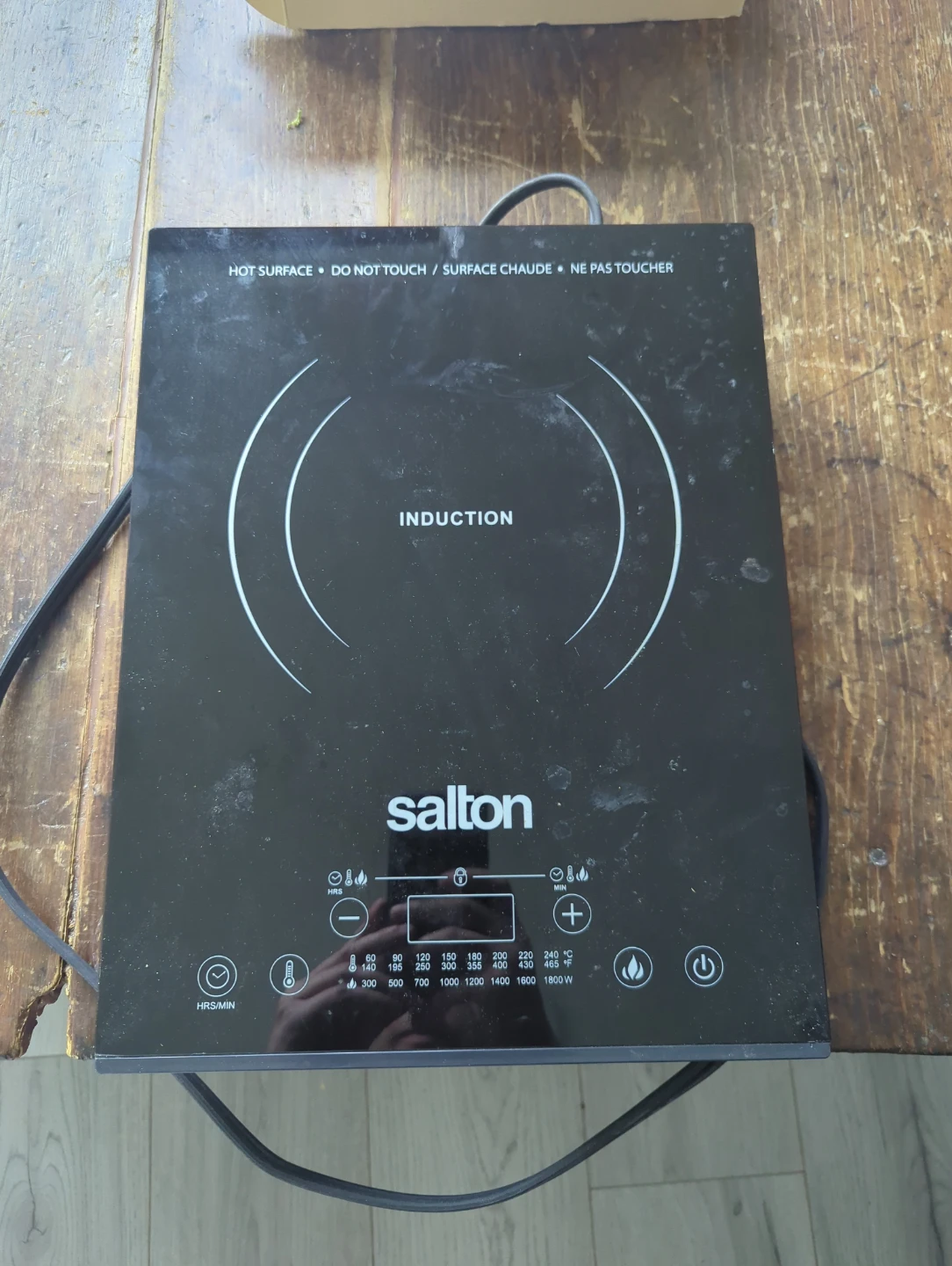 Salton Induction Cooktop
