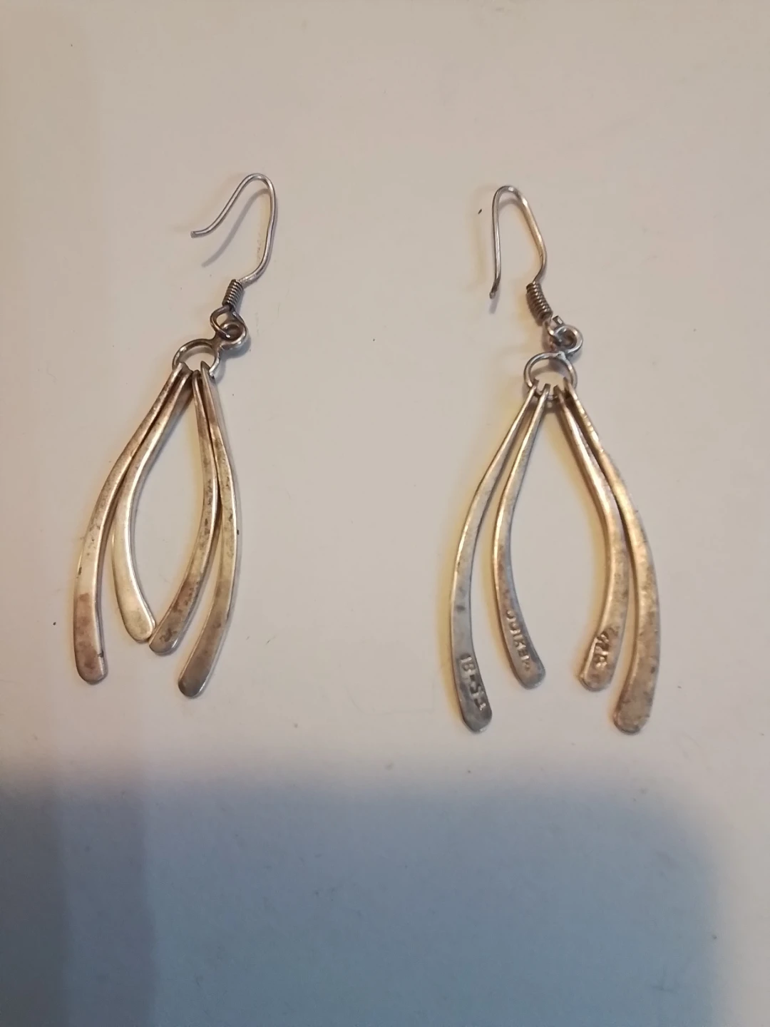 Sterling Silver Dangle Earrings - Mexico