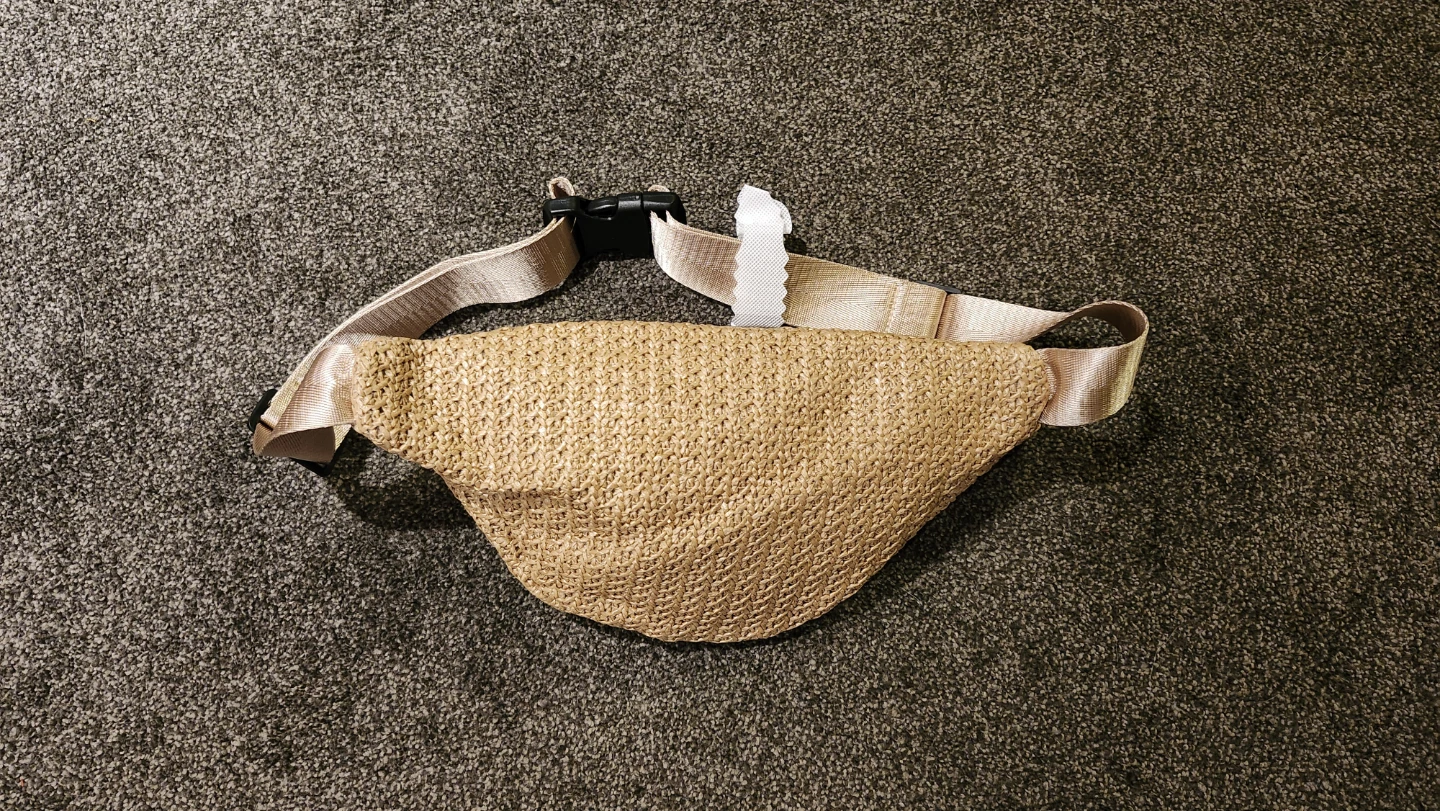 Straw Fanny Pack Belt Bag - photo 2