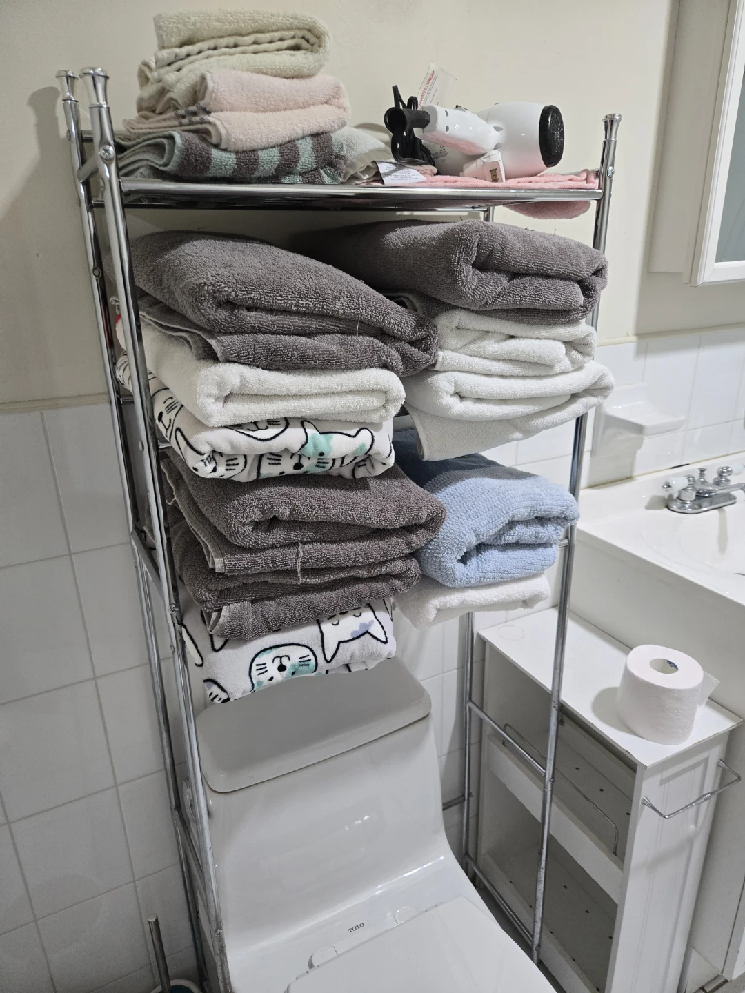 Black Metal Wire Storage Basket + bathroom rack + storage - photo 2