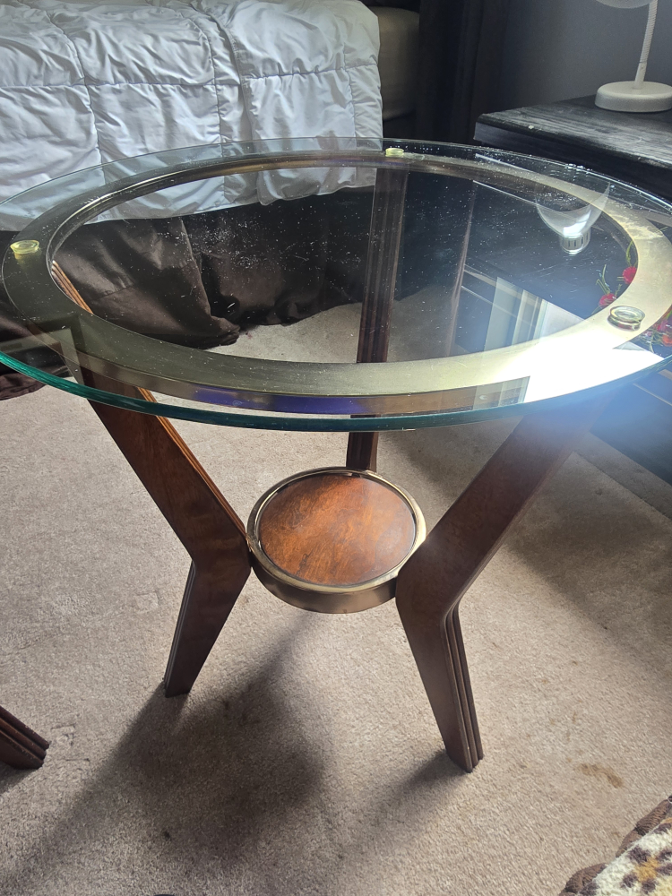 Glass Top Side Tables (2) - photo 2