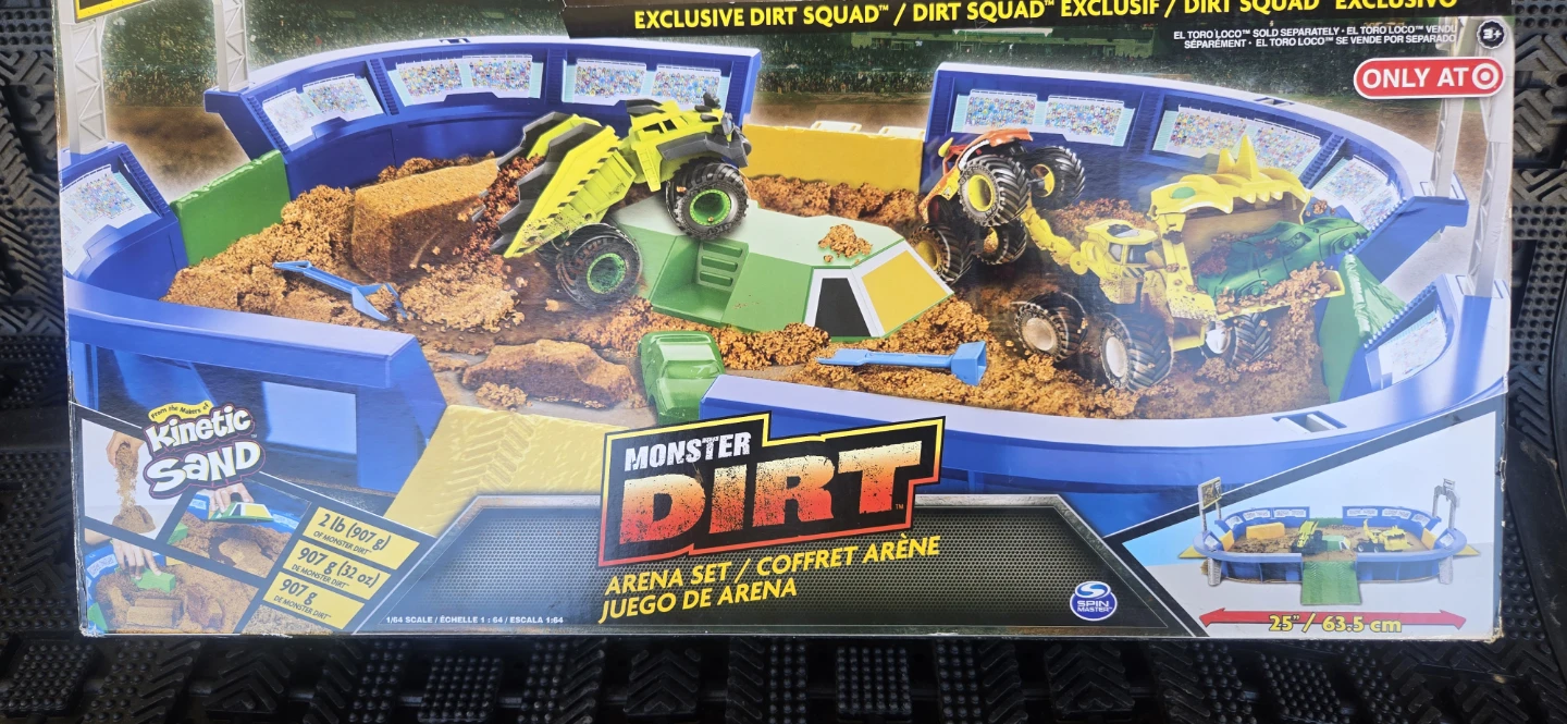 Kinetic Sand Monster Dirt Arena Set