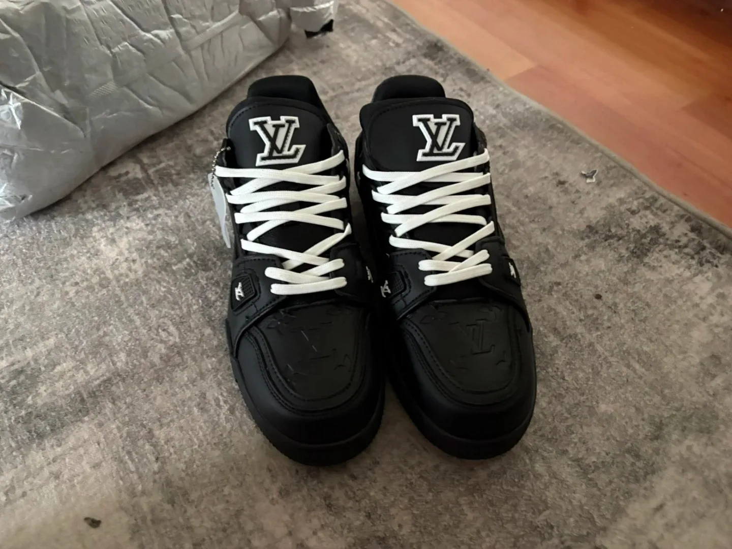 Black Louis Vuitton Sneakers