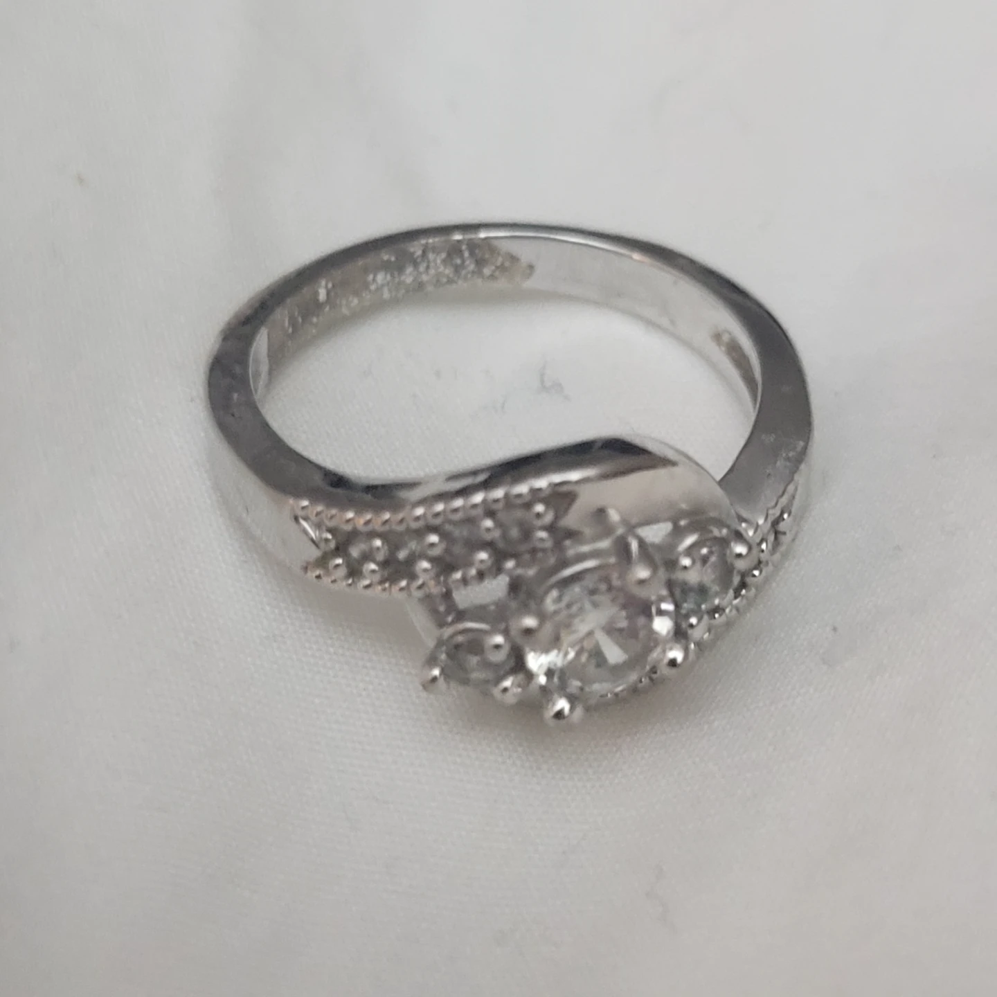 Silver ring size 8